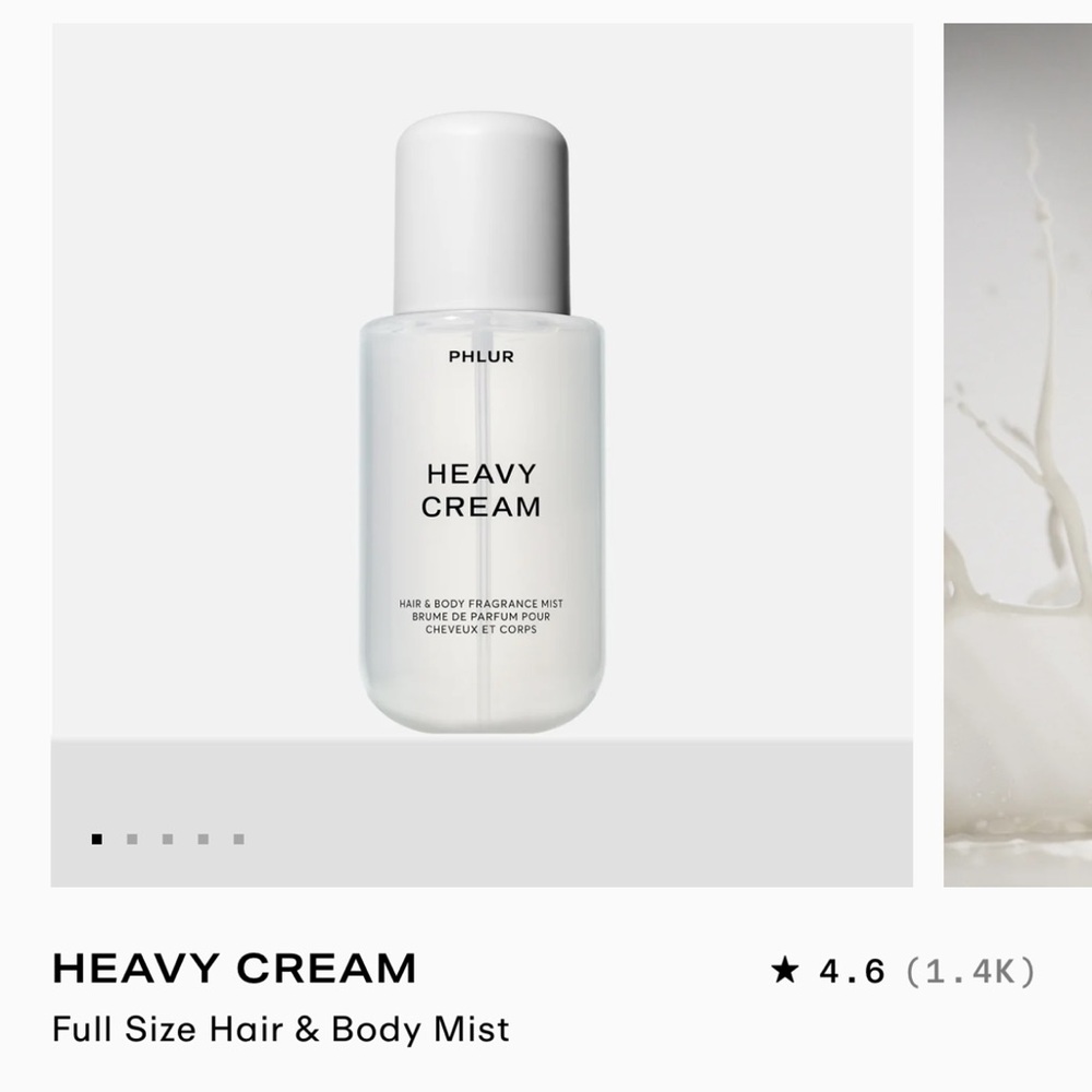 New Phlur Body Mist
